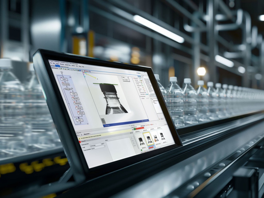 Aurora Design Assistant on a computer screen in a packaging manfucturing facility.